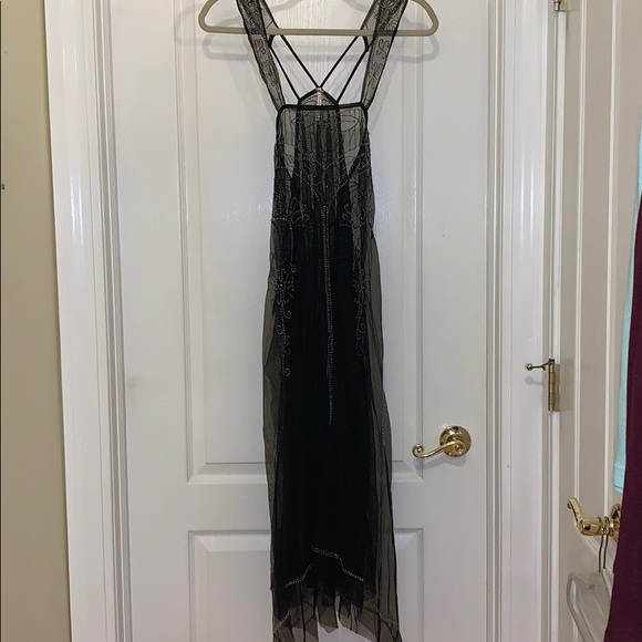 Free People Beaded Maxi Slip Dress - Picture 2 of 6